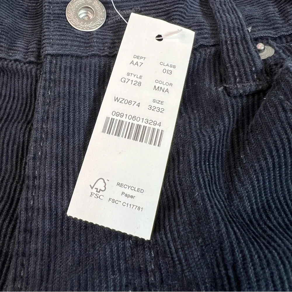 J. Crew 484 Slim-fit Corduroy Pants Navy Size 32x32